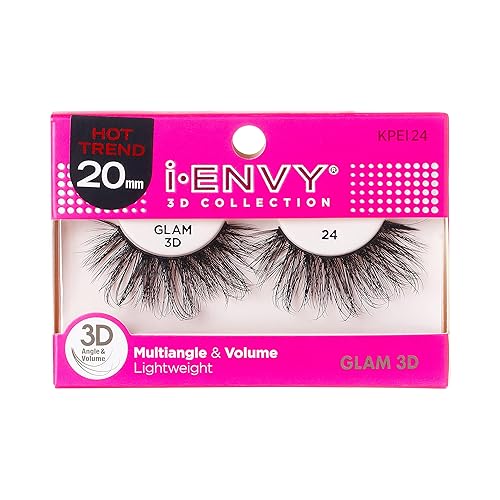 i-Envy False Eyelashes 3D Glam Collection Multi-angle & Volume Lashes