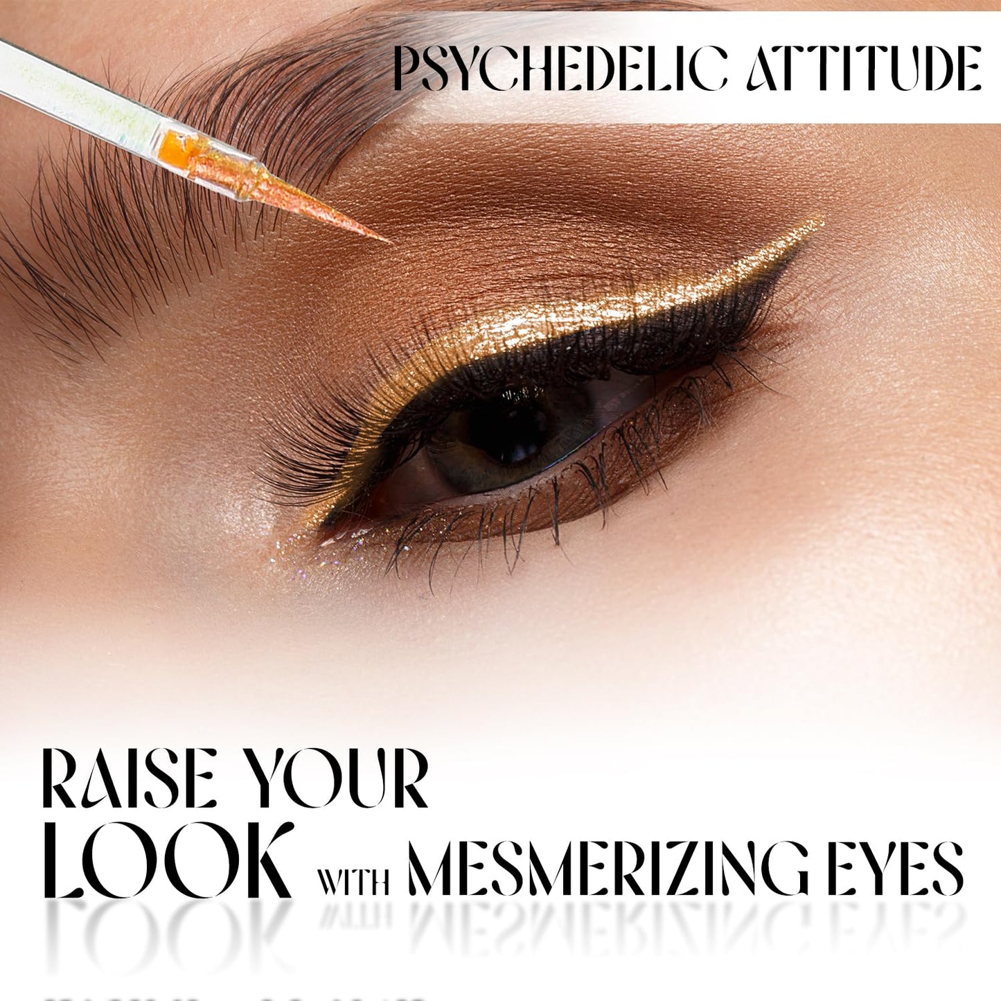 Profusion Cosmetics Casper Cosmic Spirit Duo Chrome Eyeliner - Fine Liquid and Premium Pigmented, Smooth-Glide, Long-Wearing, Color-Shifting Liner…