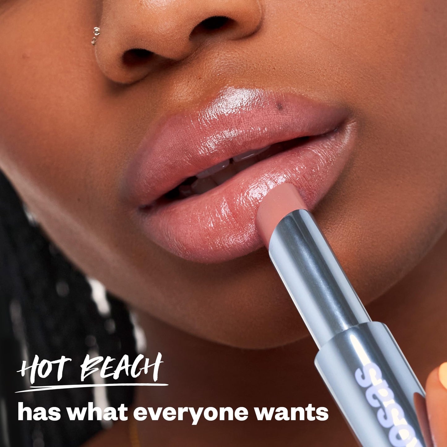 Kosas Wet Stick Moisturizing Shiny Sheer Lipstick with Ceramides, Hyaluronic acid, Peptides and Mango Butter - Soothes, Softens, and Moisturizes Lips