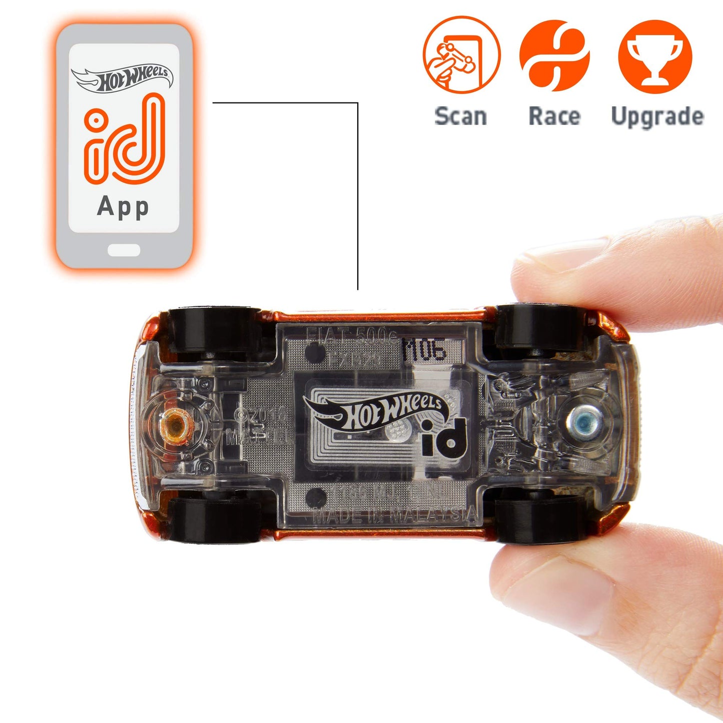 Hot Wheels id Fiat 500e, Multi