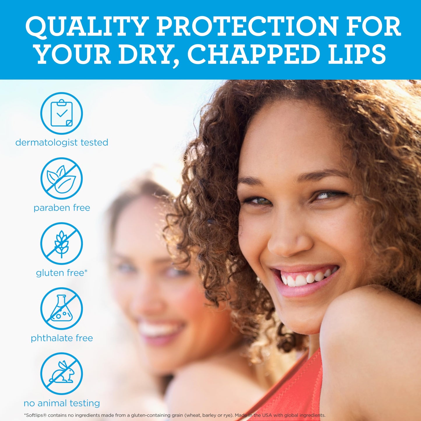 Softlips Daily Lip Moisturizer For Very Dry Lips, Vanilla Flavored Lip Balm, SPF 20, Hydrates, Soothes & Prevents Chapped Lips, Smooth Glide Formula