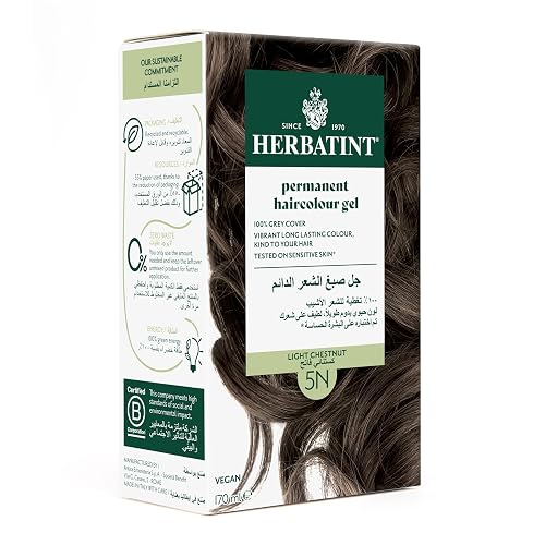 Herbatint Permanent Herbal Haircolour Gel 5N Light Chestnut - 135 mL