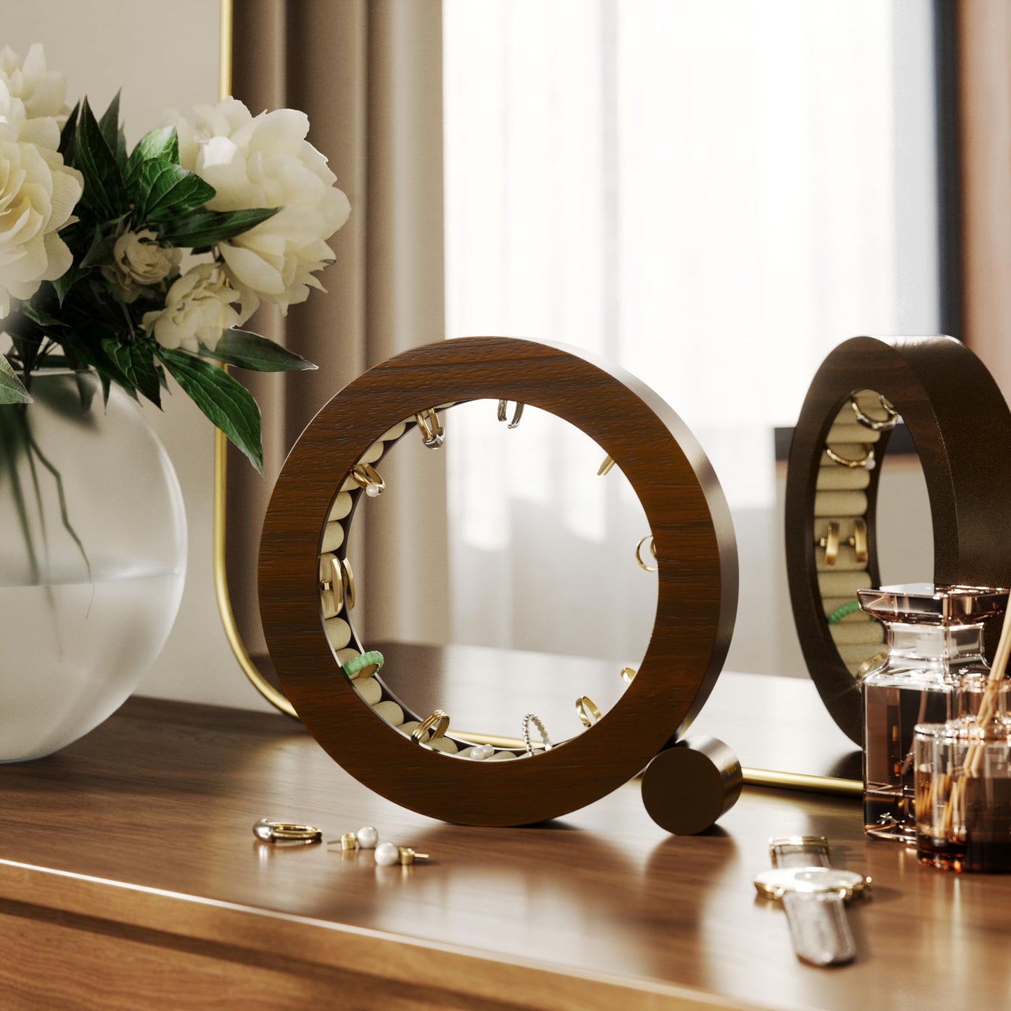 Umbra FERRIS JEWELRY ORGANIZER WALNUT