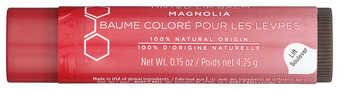 Burts Bees Tinted Lip Balm Magnolia, 0.15 Oz