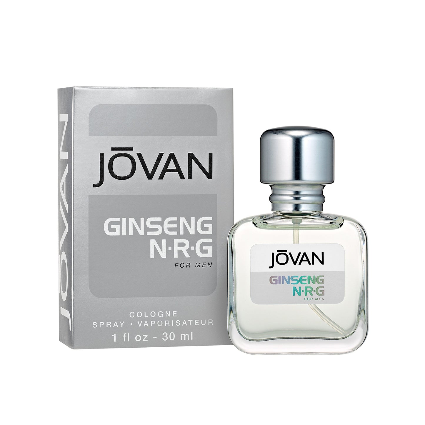 Jovan Ginseng N.R.G. Eau de Cologne Spray 1 fl oz (Pack of 1), Notes of Bergamot, Floral, and Musk, Women's Fragrance, Long Lasting, Everyday Fragrance, Travel Size