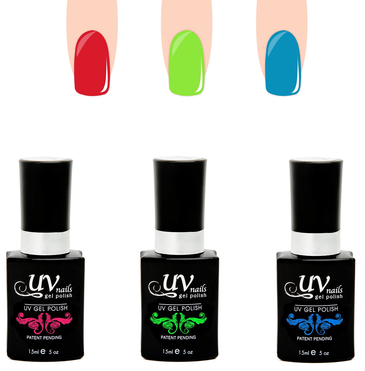 UV-Nails Ceres Set of 3 UV or LED gel polish Beauty & Personal Care UV-NAILS