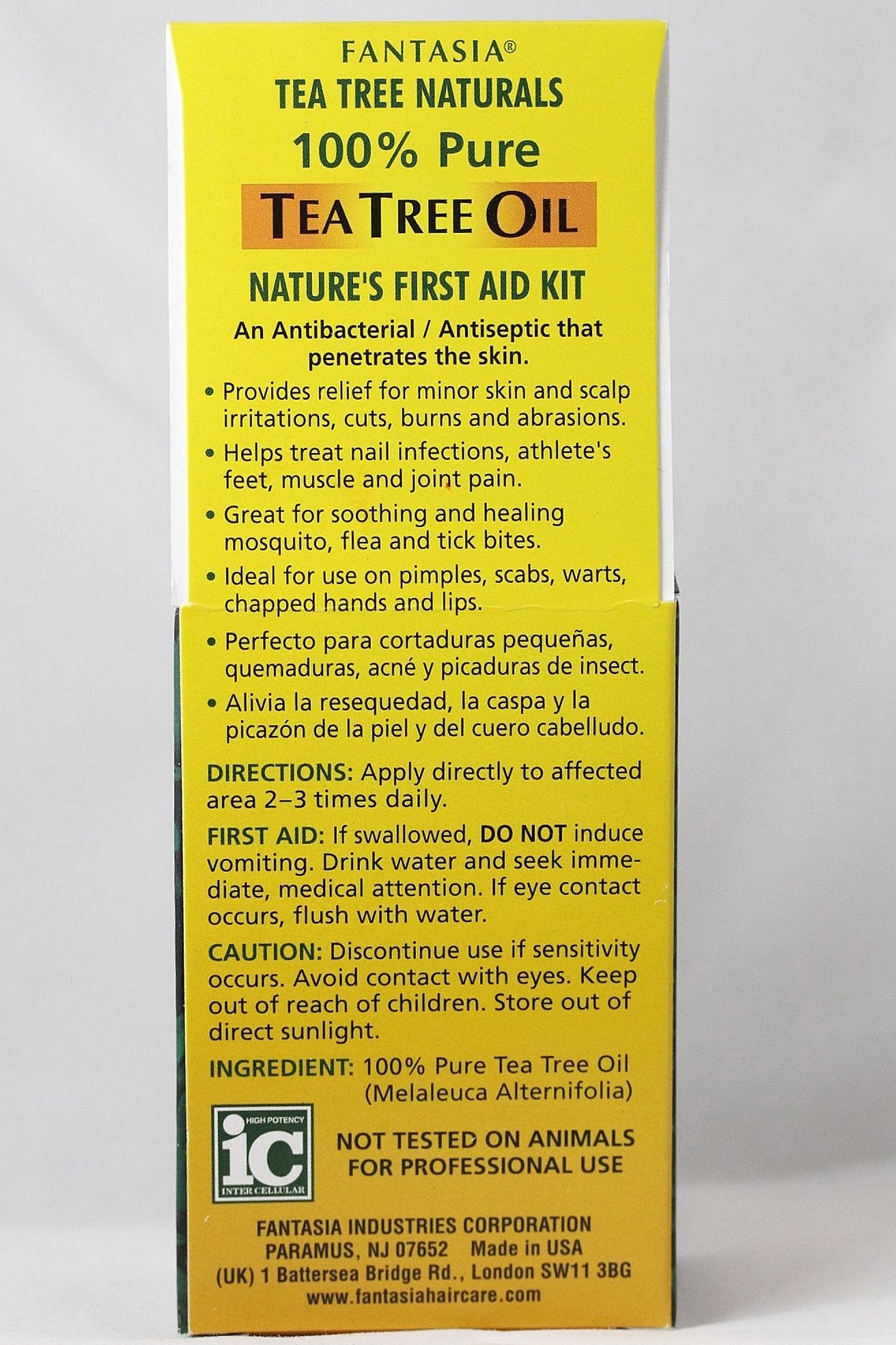 Fantasia Tea Tree 100% Pure Oil, 1 Ounce