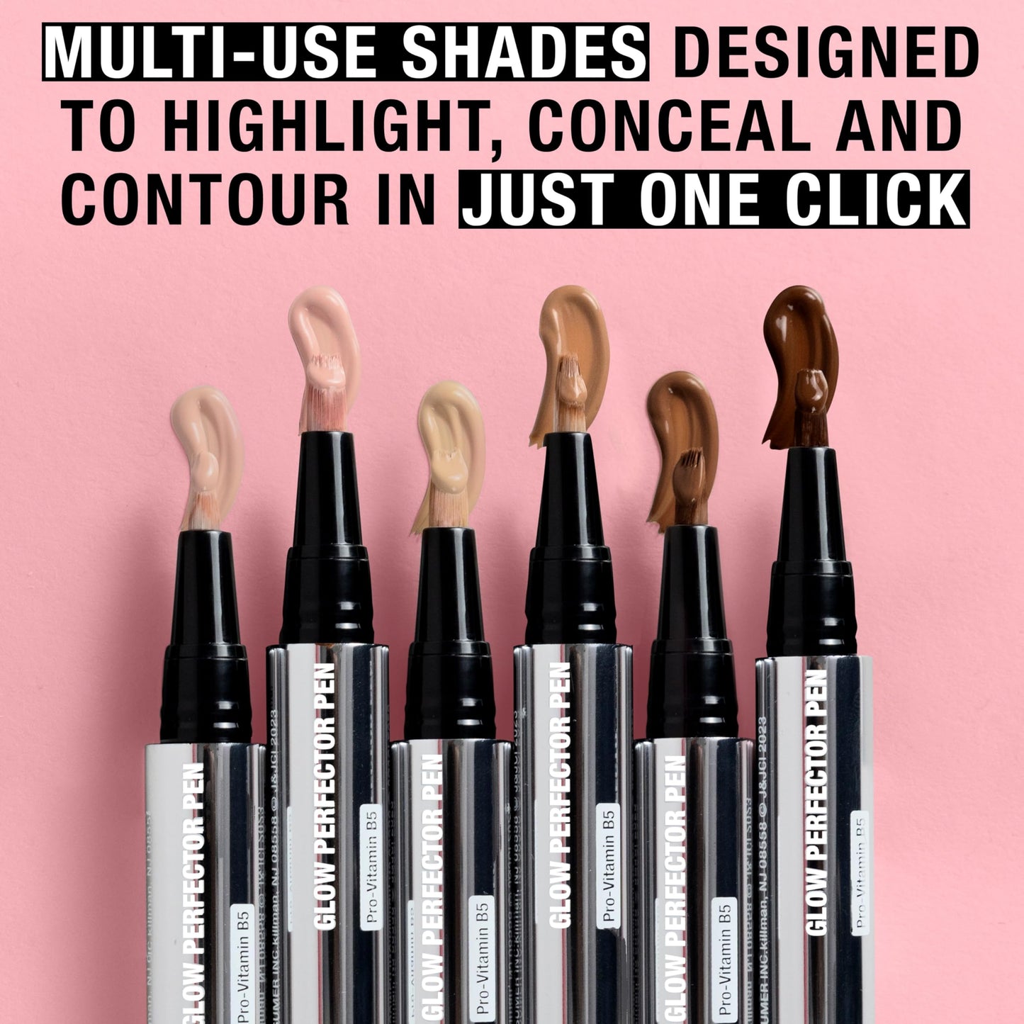 Neutrogena Healthy Skin Glow Perfector Concealer Pen, Lightweight Liquid Makeup for Face with Pro-Vitamin B5 & Vitamin E for a Radiant Finish, Deep