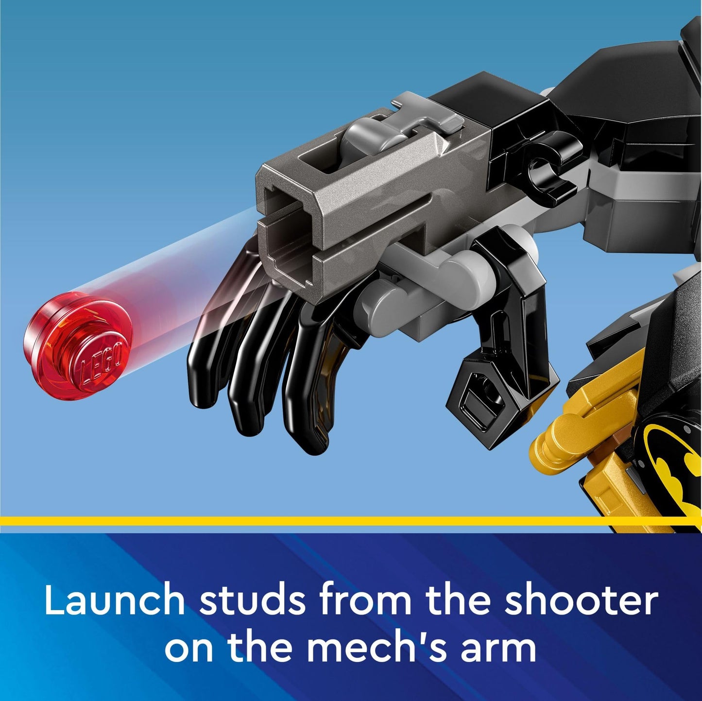 LEGO DC Batman Mech Armor Toy – Buildable Robot Action Figure with Batman Minifigure, Superhero Gift for Kids & Fans Ages 6+, 76270