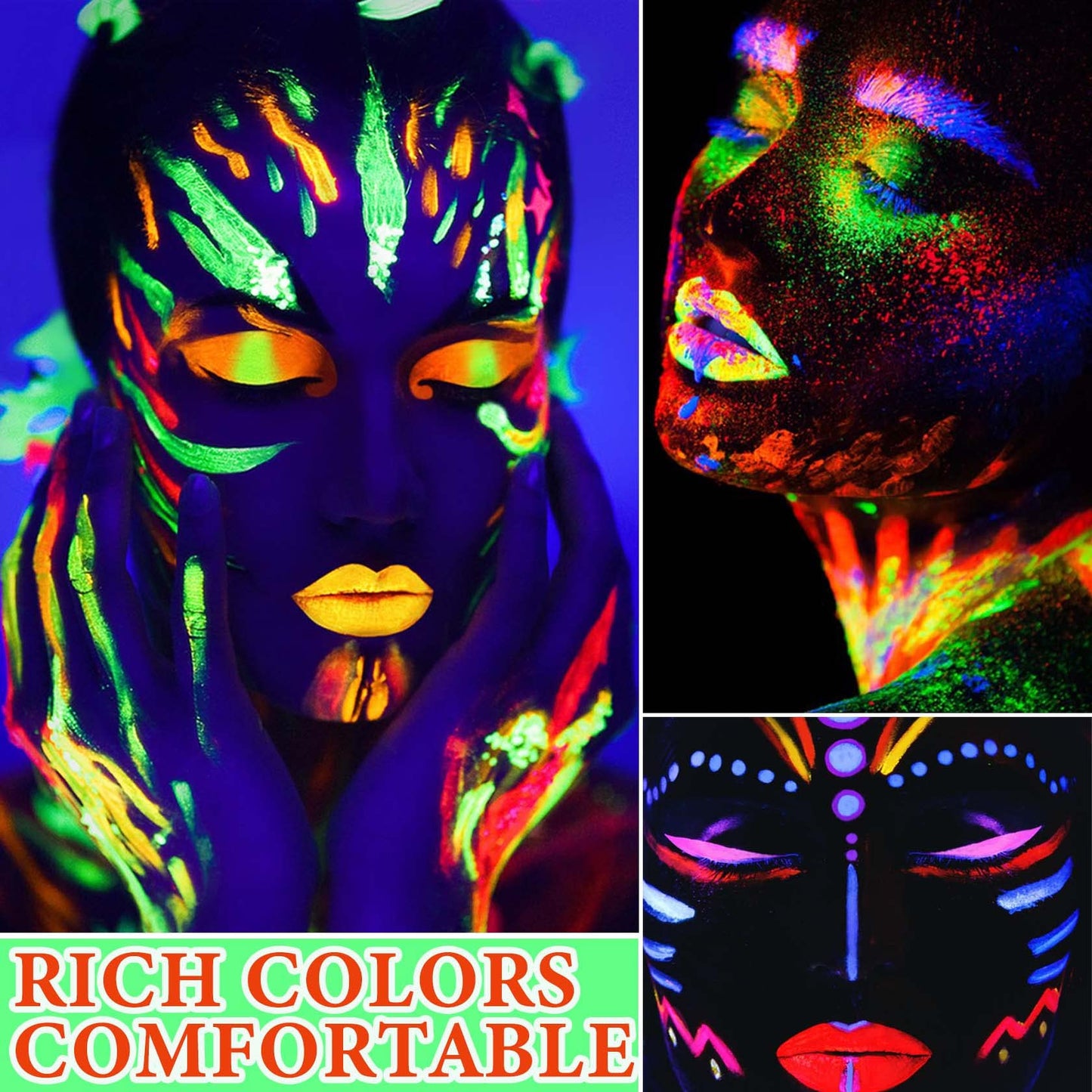 15 Colors Bruise Wheel for Special Effects,Halloween Face Body Paint SFX Makeup,Light Green Witch Zombie Gamora Face Body Paint Oil Based Cosplay