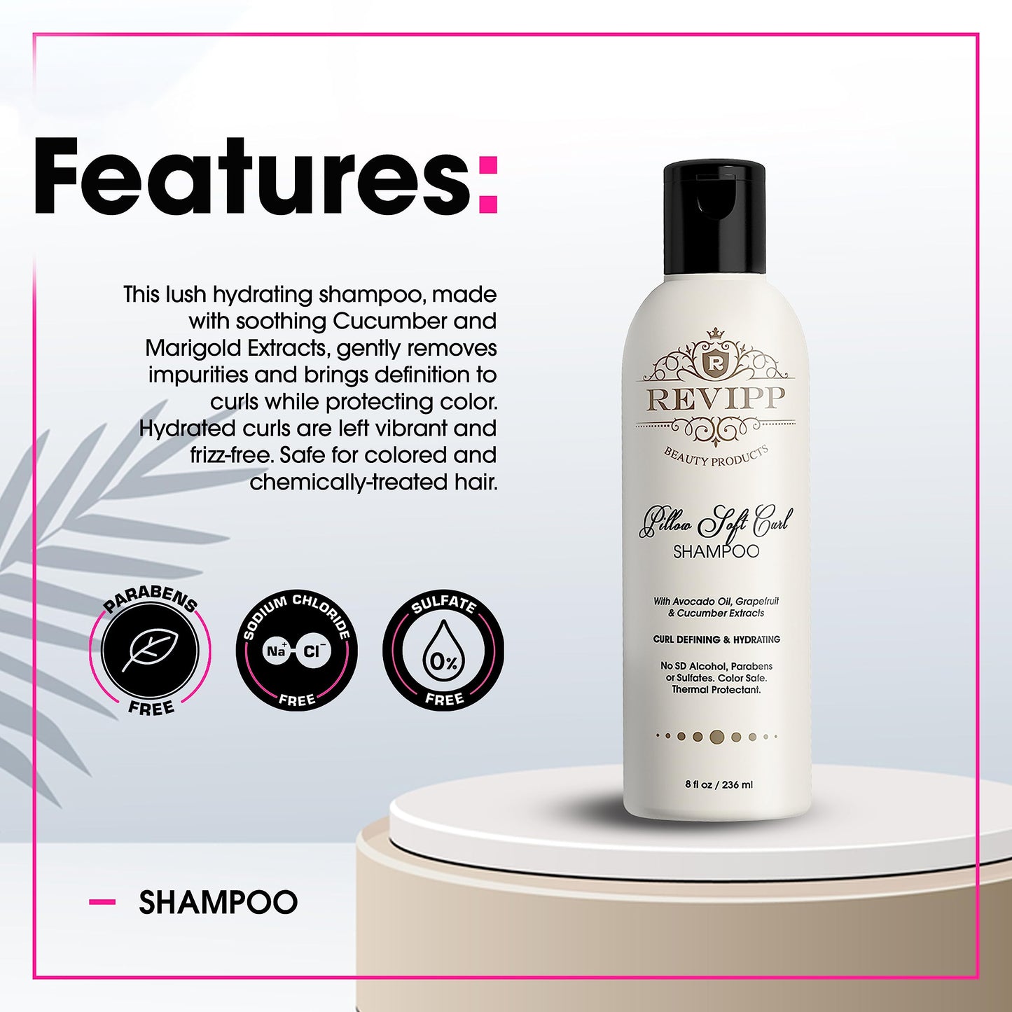 REVIPP Complete Hair Therapy Bundle: Shampoo, Conditioner & Leave-In Treatment - Restore, Strengthen, and Nourish Your Hair