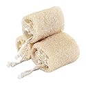 3PCS Natural Loofah Sponge Exfoliating Body Scrubber Sustainable Exfoliating with Egyptian Bath Get Clean Not Just Spread Soap for Face Back Eco