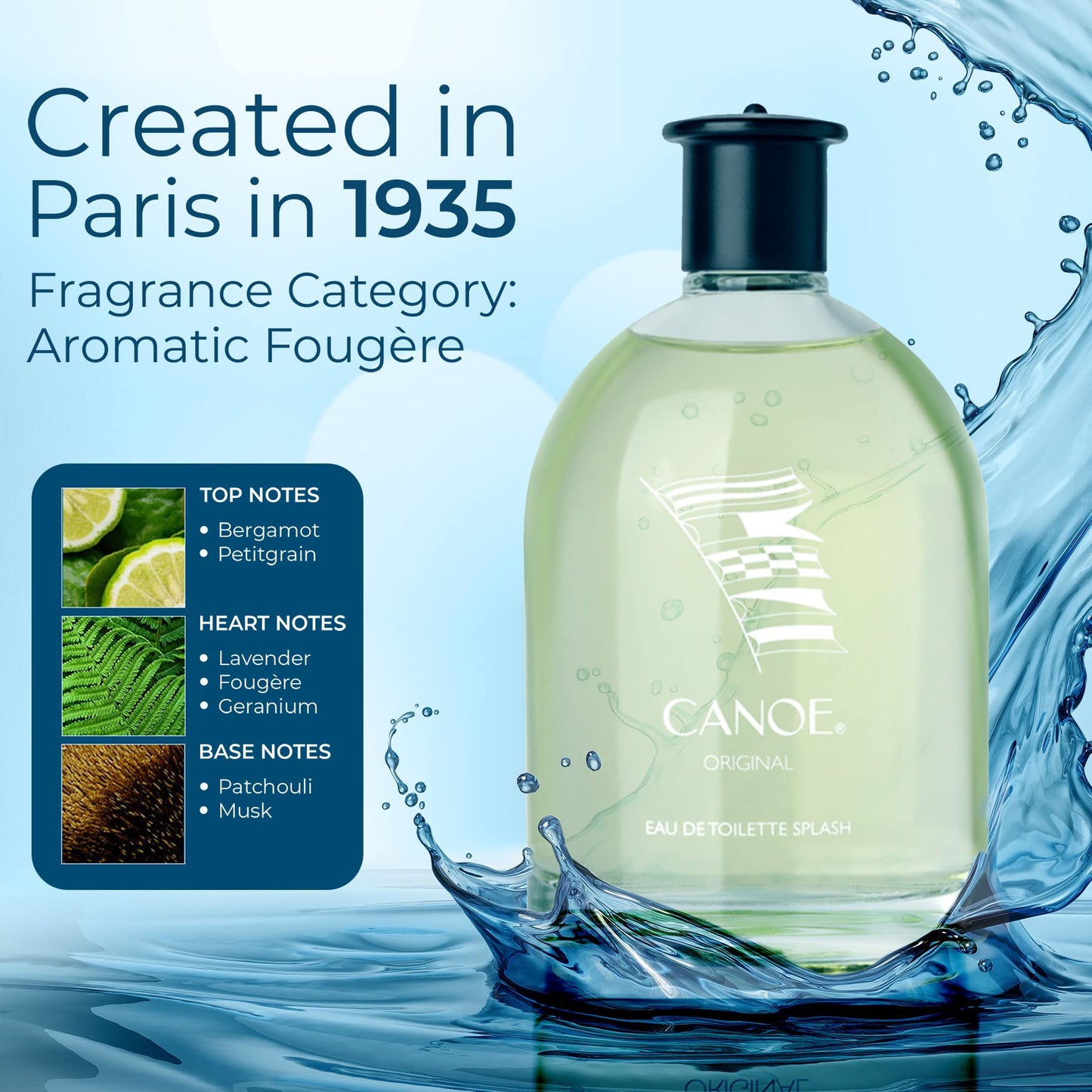 CANOE by DANA Eau De Toilette for Men, Sport Scent