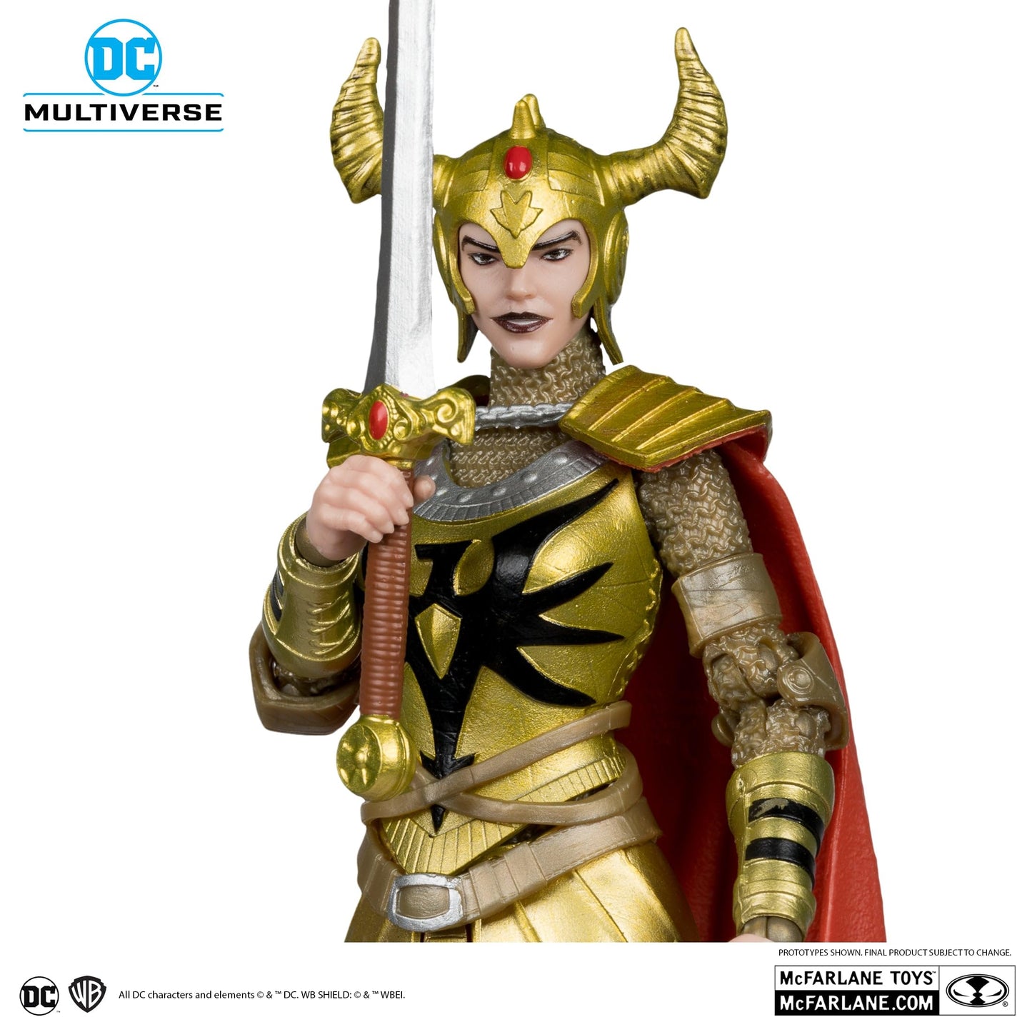 DC Multiverse Seven Soldiers of Victory 7" Action Figure Exclusive - Shining Knight Platinum
