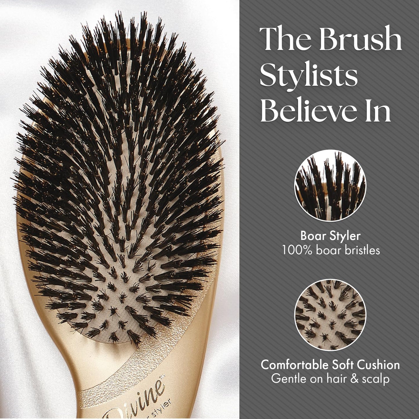 Olivia Garden Divine Revolutionary Ergonomic Design Hair Brush