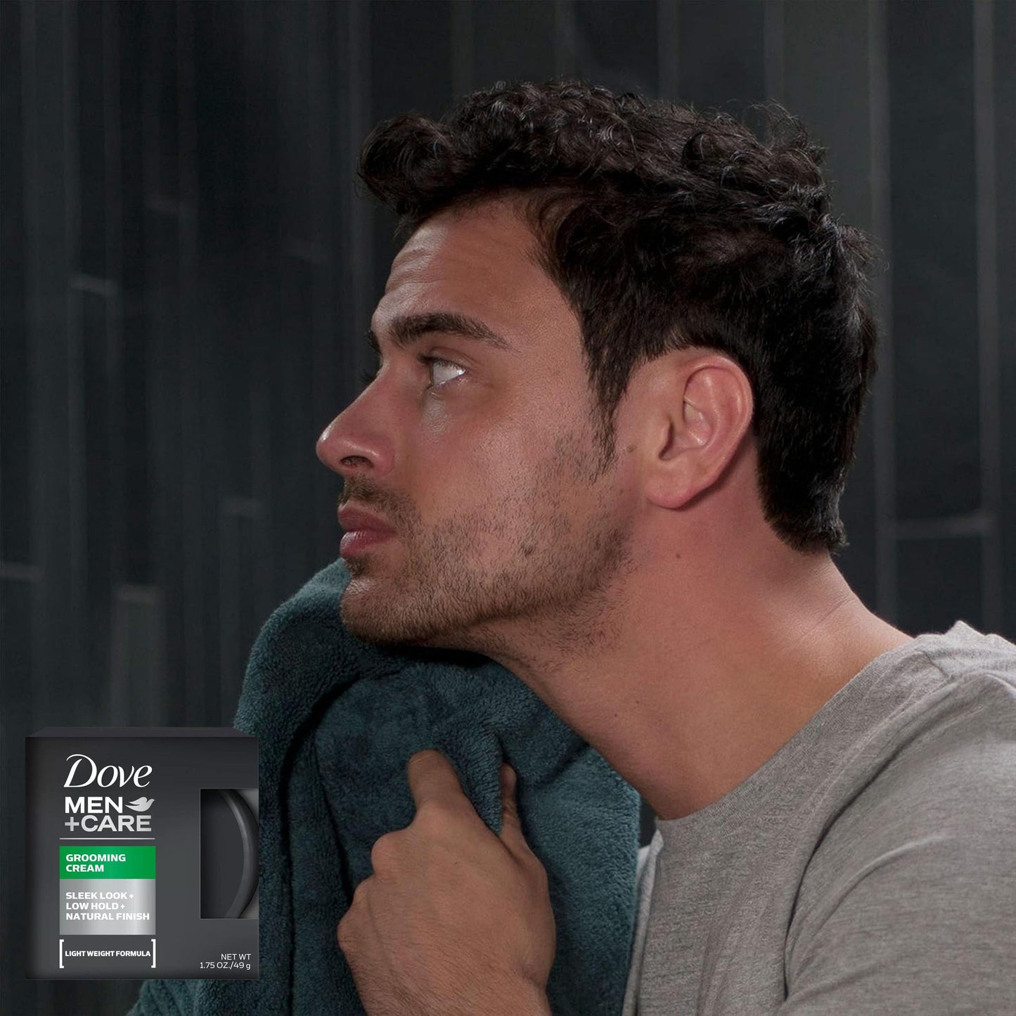 Dove Men+Care Grooming Cream, 3 Pack Hair Styling Cream for Men, Lightweight Formula, Defines and Conditions with Low Hold for Easy Styling