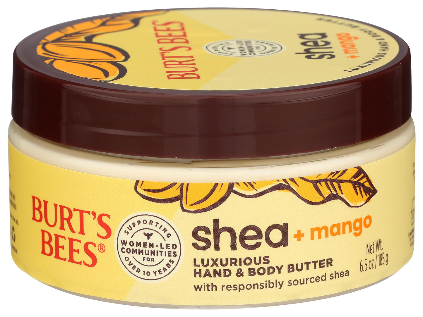 Burt's Bees, Shea & Mango Hand & Body Butter, 6.5 Ounce