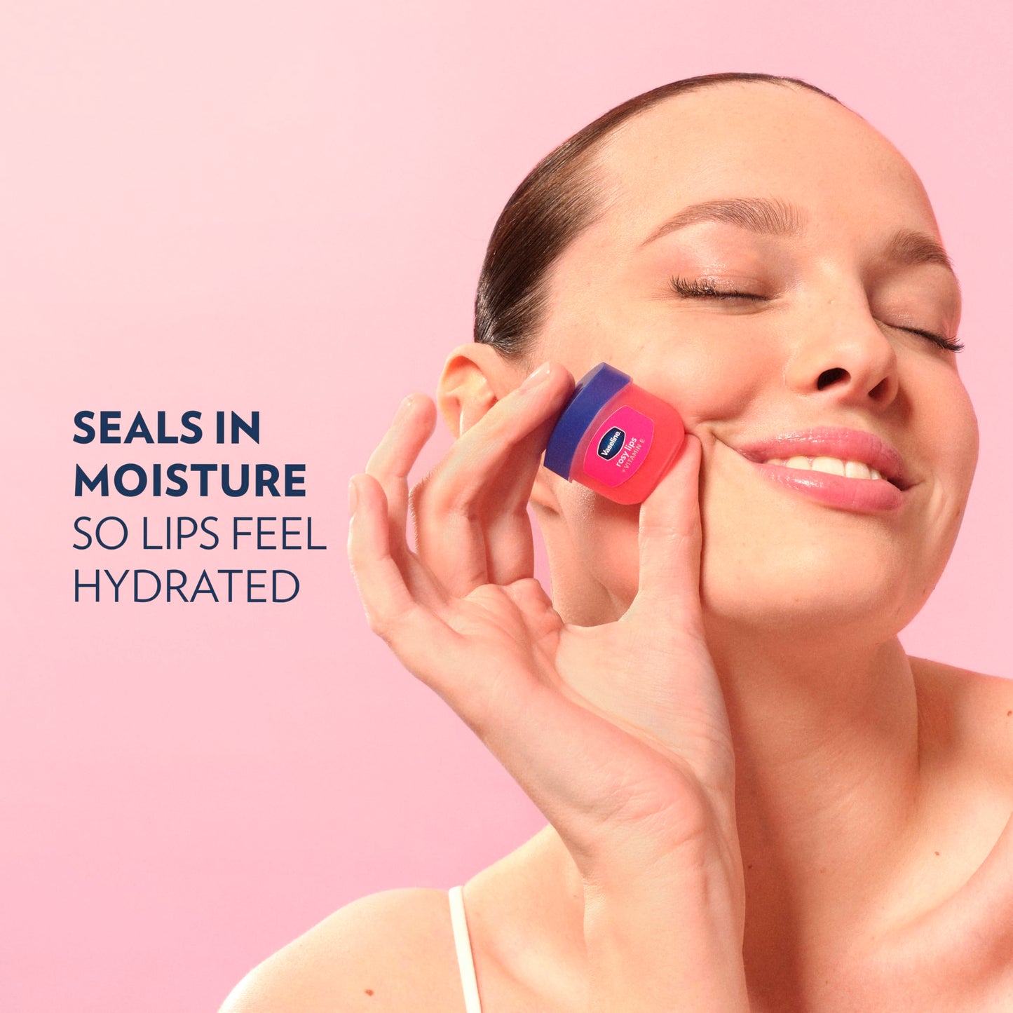 Vaseline Lip Therapy Rosy Lips Mini For Dry, Chapped Lips Moisturizing Tinted Lip Balm 0.25 oz Beauty and Personal Care Vaseline