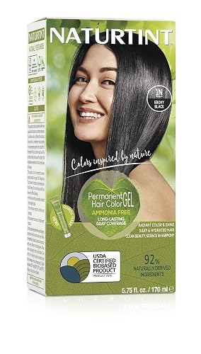 Naturtint Permanent Hair Color 1N Ebony Black - 5.4 fl oz