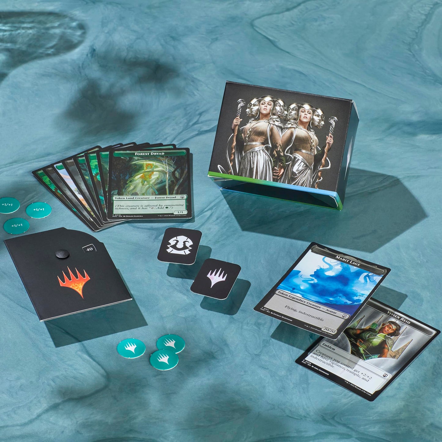 Magic: The Gathering Modern Horizons 3 Commander Deck - Tricky Terrain (100-Card Deck, 2-Card Collector Booster Sample Pack + Accessories)