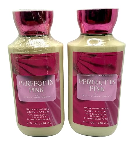Bath & Body Works Body Perfect In Pink Lotion 8 Ounces Each Pack of 2