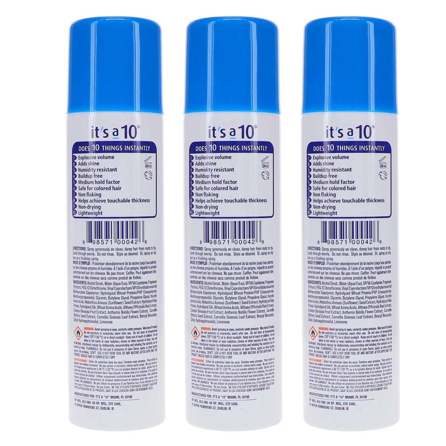 It's a 10 Haircare Miracle Blowdry Volumizer, 6 fl. oz. (Pack of 3)