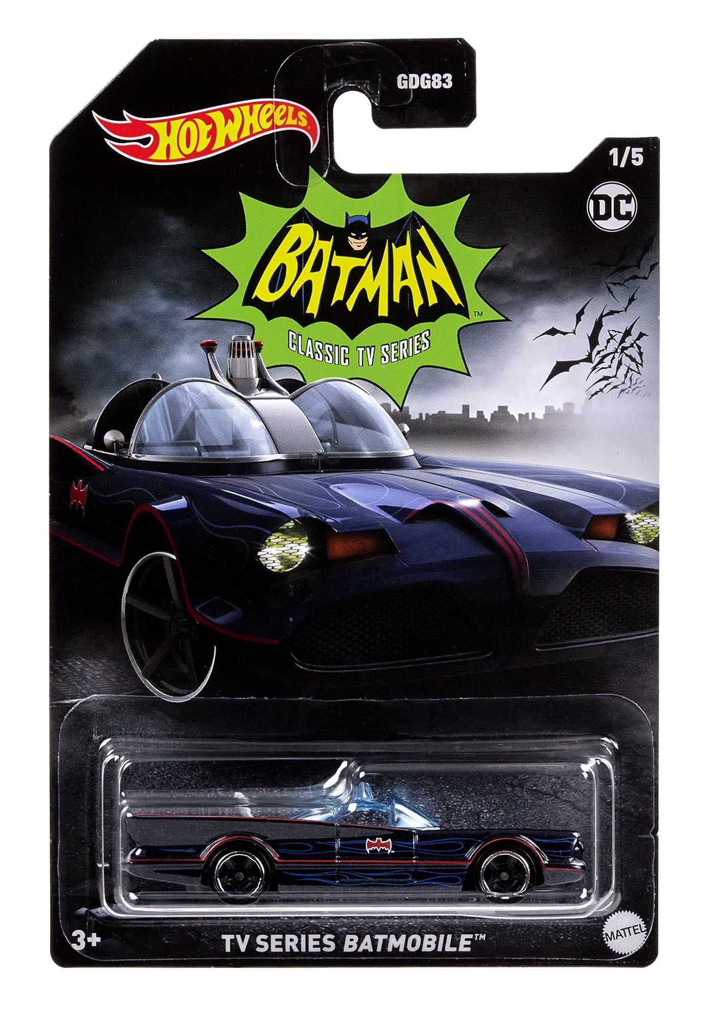 Hot Wheels Batmobile, 1 1:64 Scale Toy Car, DC Batmobile Collectible Vehicle, Toy for Batman Fans & Kids, HMV72 (Assorted Design)