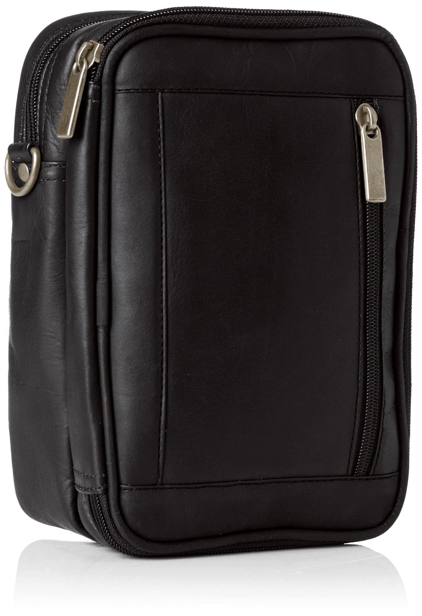 David King & Co. Male Bag with Organizer Inside, Black, One Size