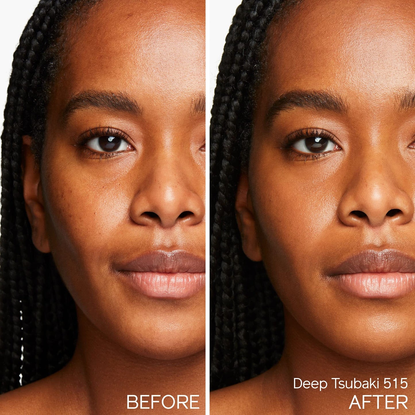 Shiseido Synchro Skin Self-Refreshing Tint SPF 20, Deep Tsubaki 515 - Light Coverage, Tinted Moisturizer - 12-Hour Wear, 24-Hour Hydration - Waterproof, Shine Resistant & Non-Comedogenic