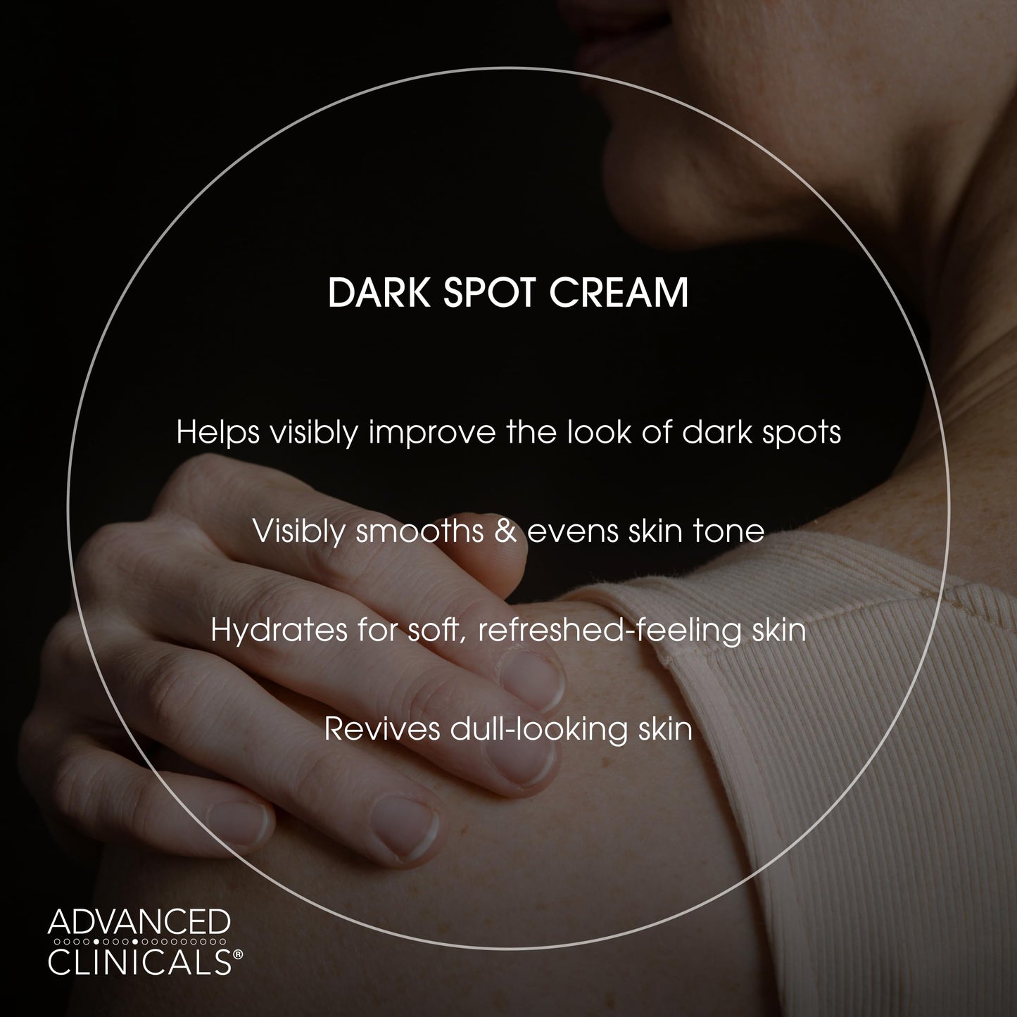 Advanced Clinicals Dark Spot Vitamin C Cream For Face, Hand, & Body Lotion, Anti Aging Therapeutic Skin Care Moisturizer Lotion Reduces Appearance