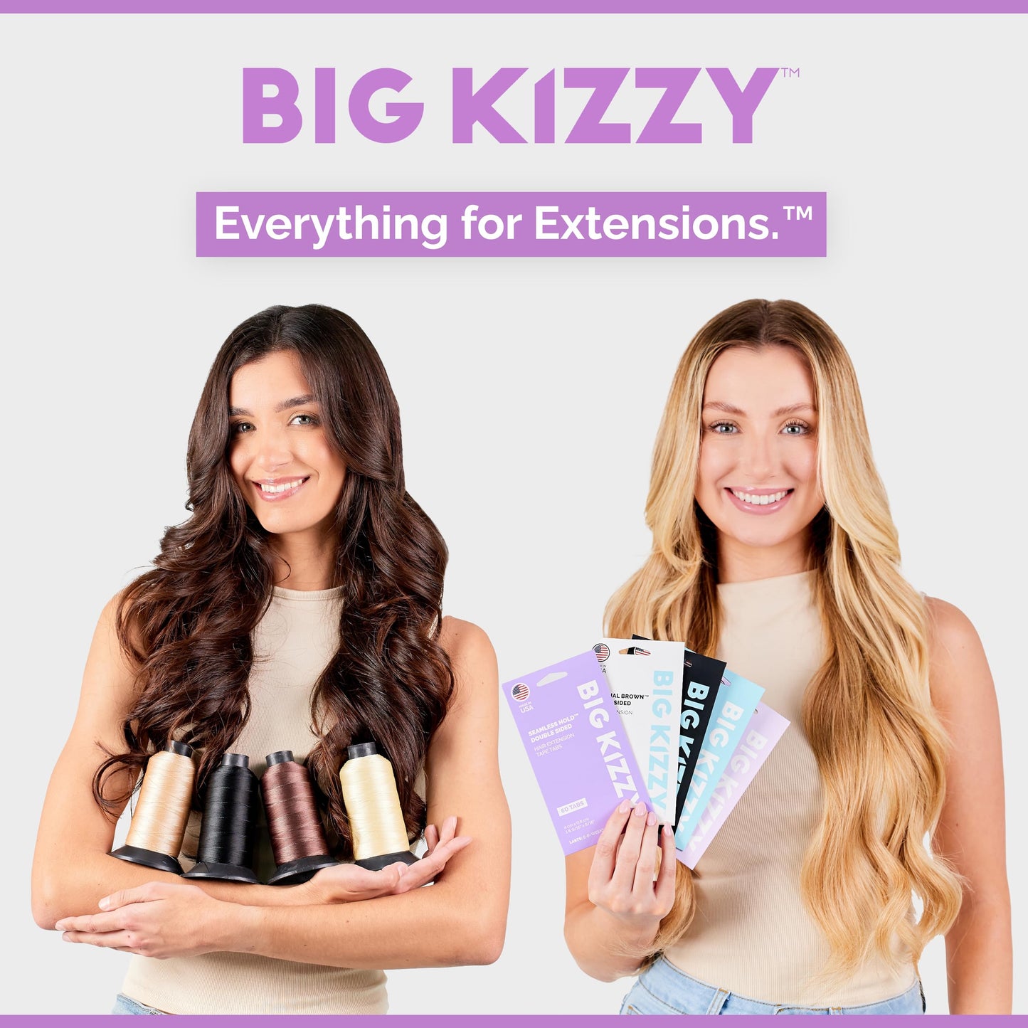 Volumizing Biotin Shampoo Set of 2, 8.5oz - Color, Keratin Treatment, Hair Extension Safe. Sulfate, Paraben & Oil Free, Body Building, Thickening