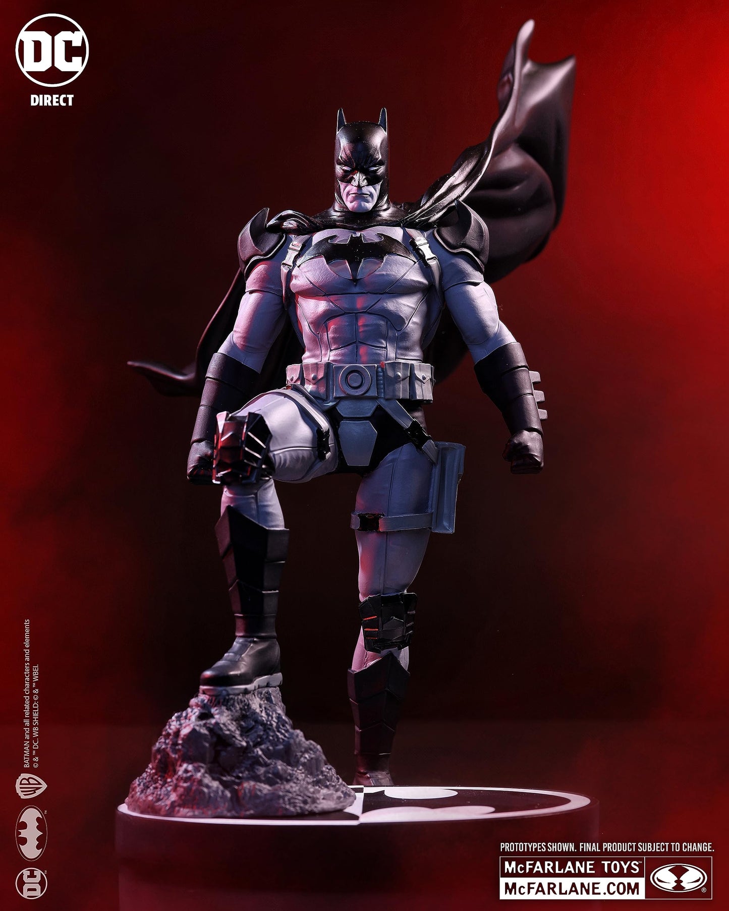 McFarlane Toys DC Direct Batman by Mitch Gerads (Batman Black & White) Resin Statue
