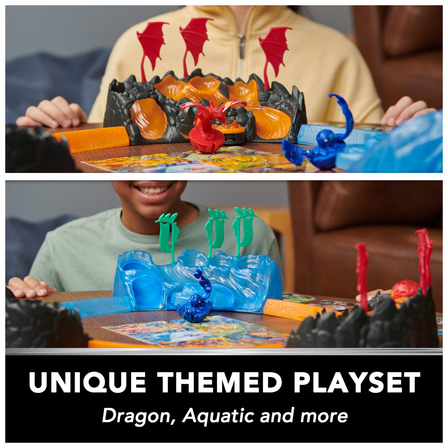 Bakugan Training Set with Titanium Dragonoid – Dragon Clan Themed Customizable Action Figure, Trading Cards & Playset for Kids Ages 6+
