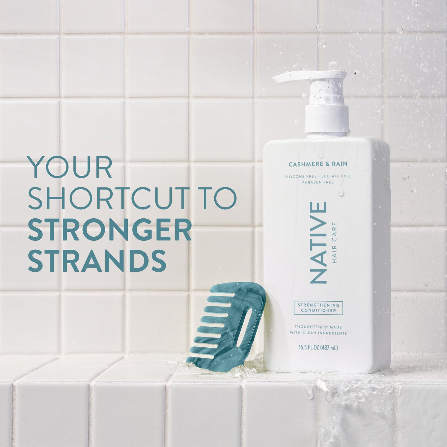 Native Strengthening Conditioner Cashmere & Rain 16.5 fl Oz. Beauty and Personal Care Native