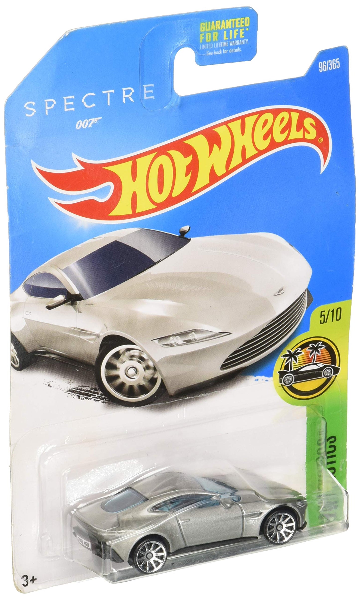 Hot Wheels 2017 HW Exotics James Bond 007 Spectre Aston Martin DB10 96/365, Silver