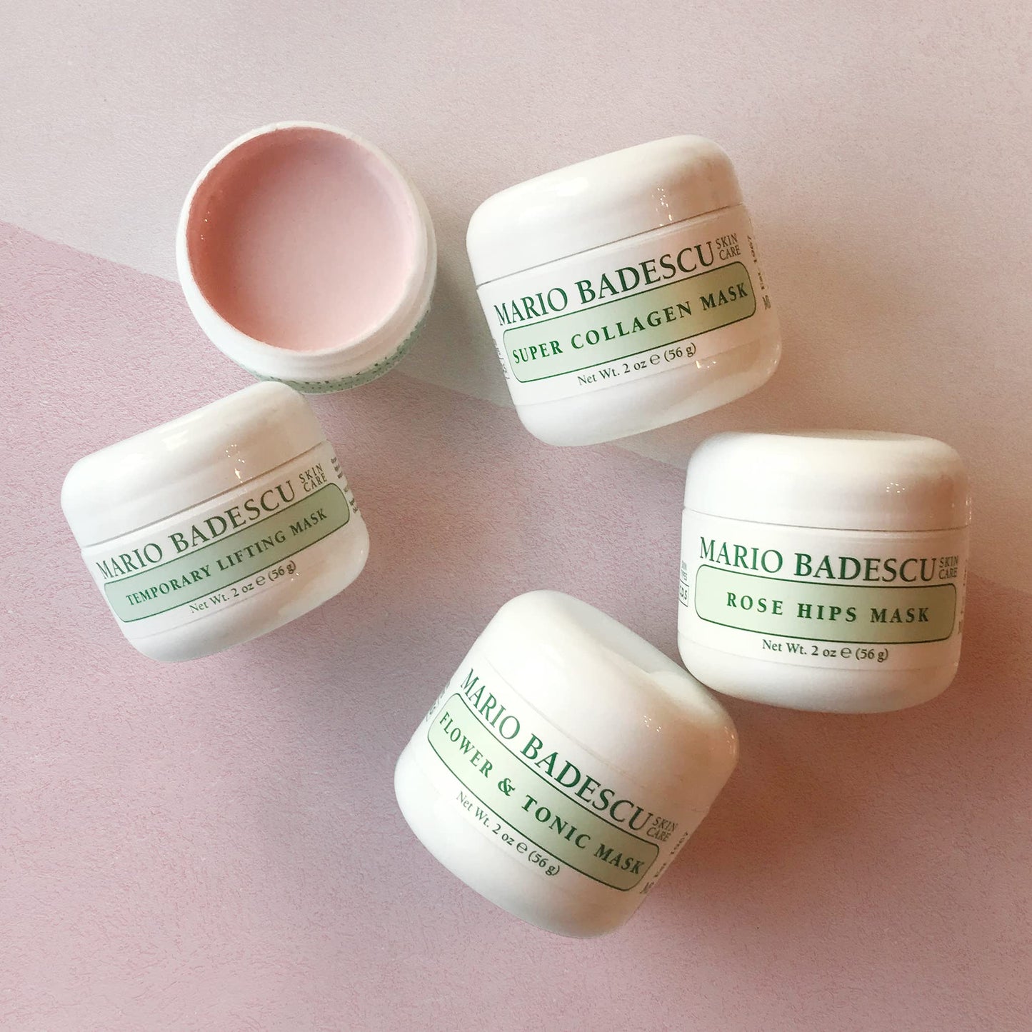 Mario Badescu Flower & Tonic Mask - Absorbs Excess Oil and Shine - Gentle and Purifying Face Care for Men and Women - Facial Mask Ideal
