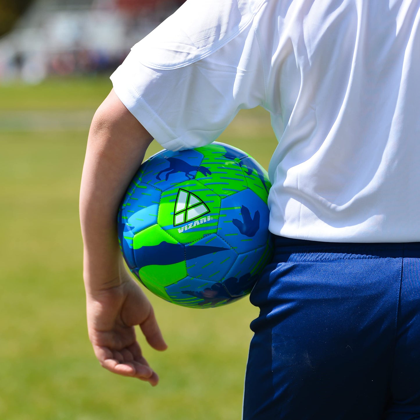 Vizari Dino Soccer Ball | Premium Synthetic Youth Training Gear | Ideal for Indoor & Outdoor Play | Great Gift for Soccer Enthusiasts