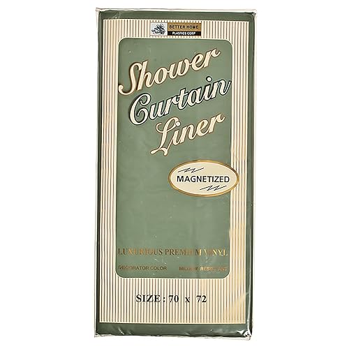 Vinyl Shower Curtain Peridot, Peridot, 70"X72" - 1 Pkg