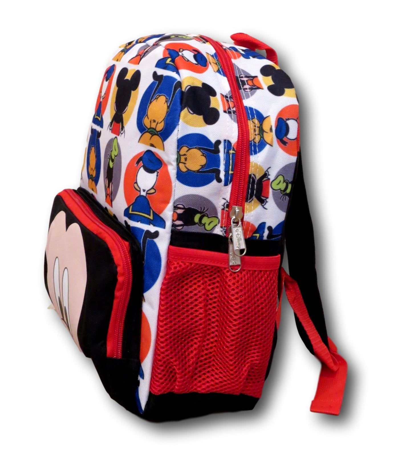 KBNL Disney Mickey Mouse Big Face All Over Backpack, 16 Inch