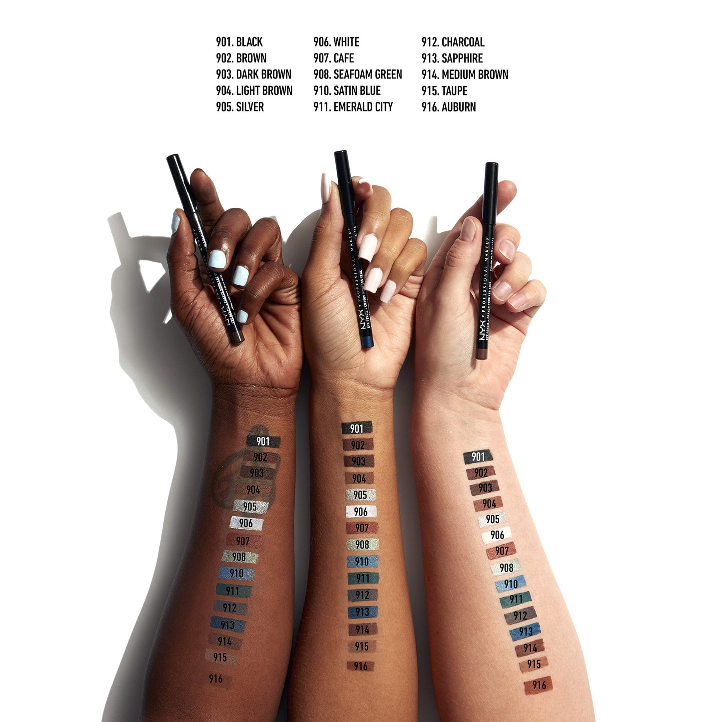 NYX PROFESSIONAL MAKEUP Slim Eye Pencil, Eyeliner Pencil - Taupe