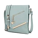 Mia K MKF Collection Crossbody Sling Shoulder Bag - Vegan Leather Ladies Small Purse Handbag