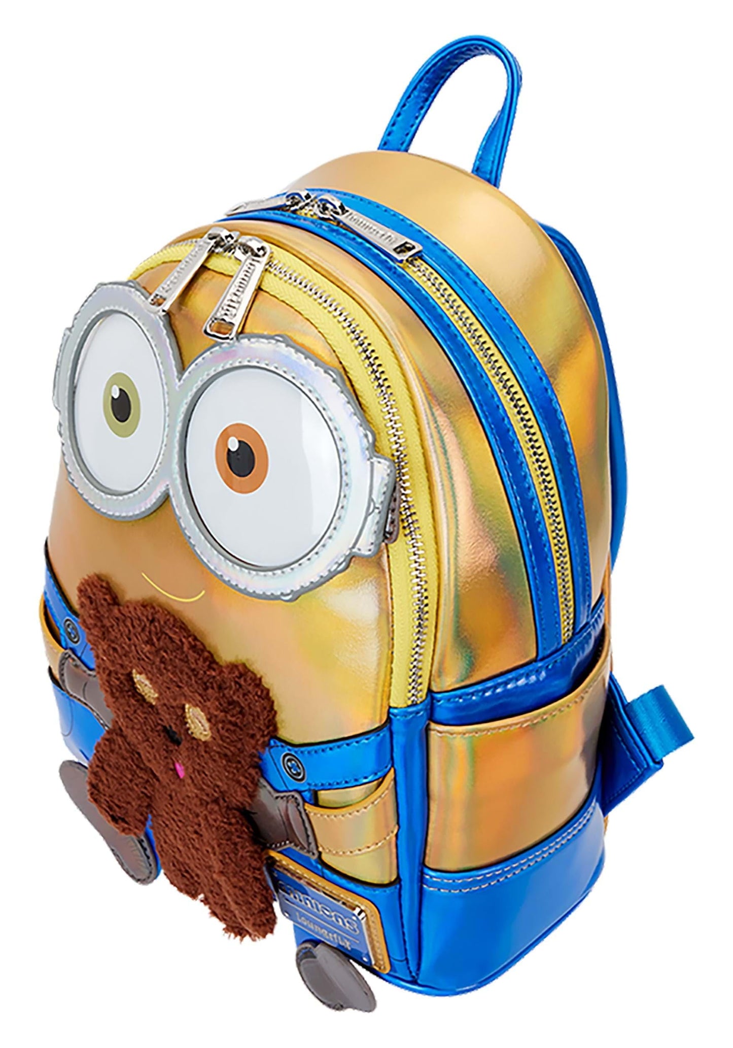Bob Cosplay Mini Backpack with Iridescent Minions Design by Loungefly