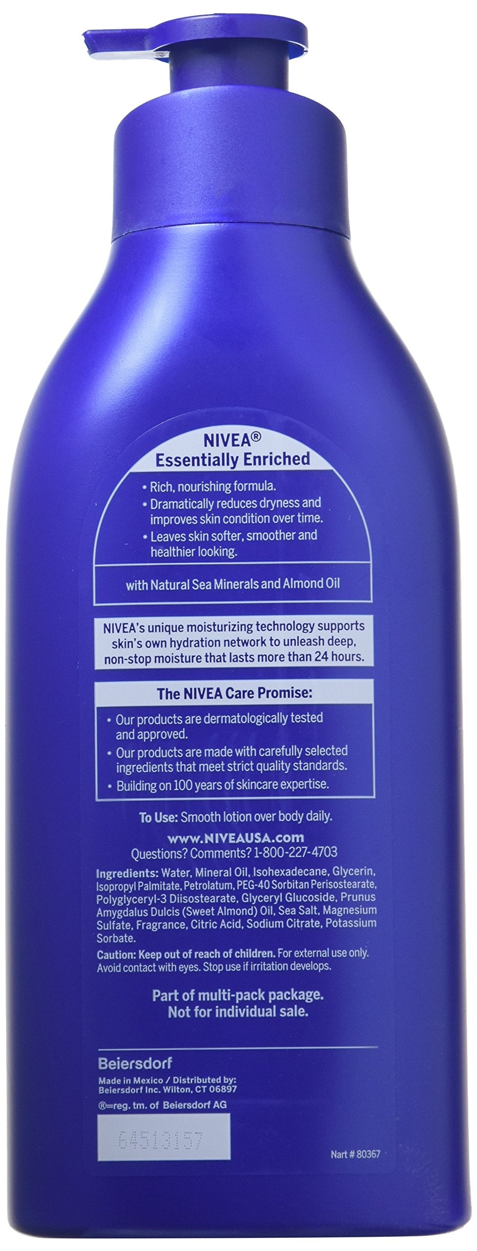 Nivea Essentially Enrich Lotion, 21 fl oz