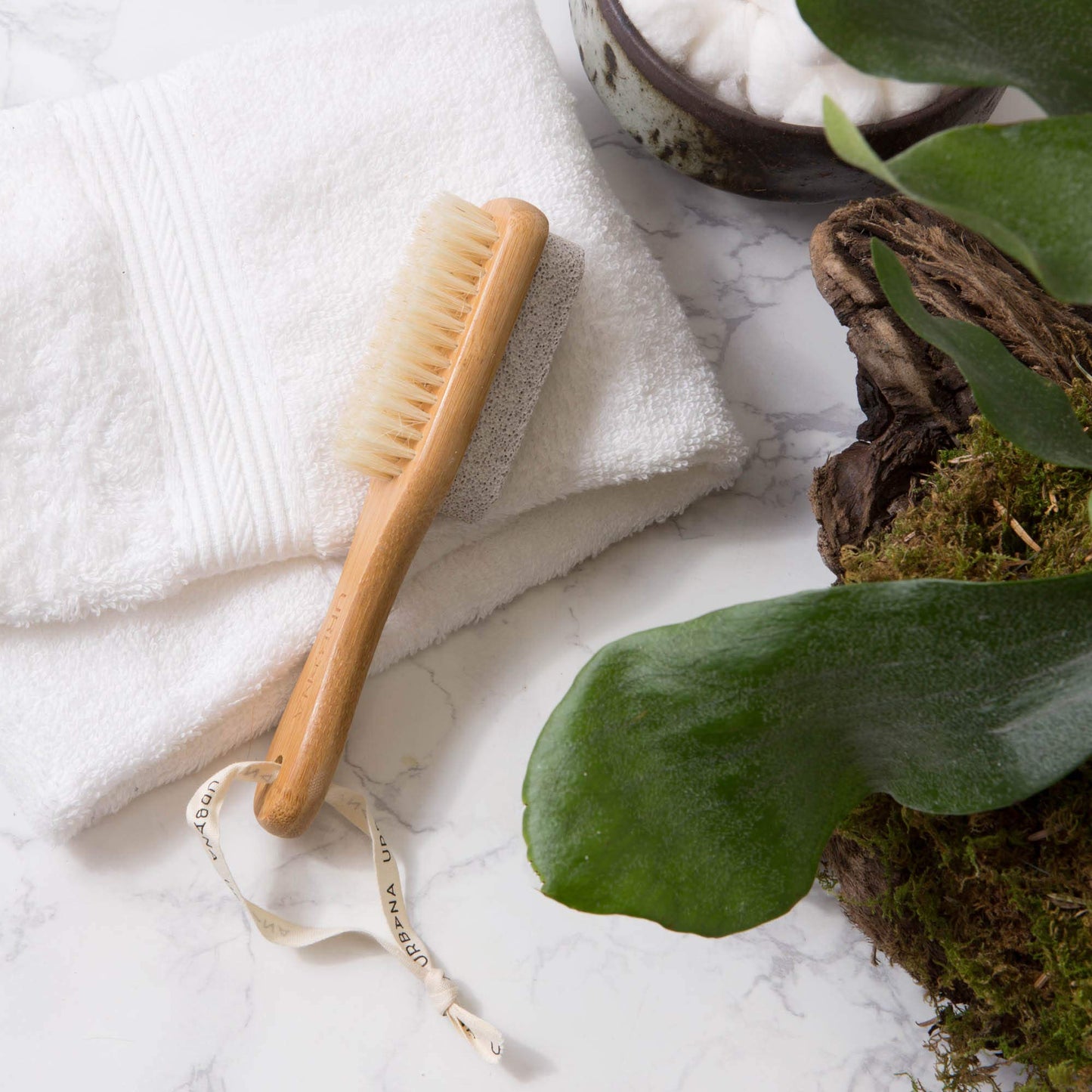 Urbana Spa Prive Home Spa Collection, Pumice Stone with Nail Brush Beauty & Personal Care Urbana