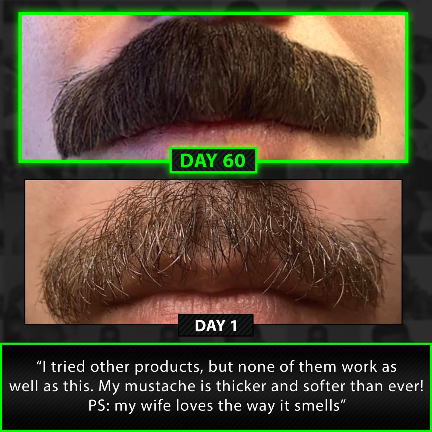 Biotin Beard Balm for Men – 2X Thickening Mustache & Beard Wax with Castor Oil & Meadowfoam, Hydrating Growth Balm & Leave-In Conditioner