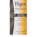 Bigen Powder Hair Color #57 Dark Brown 0.21oz (2 Pack)