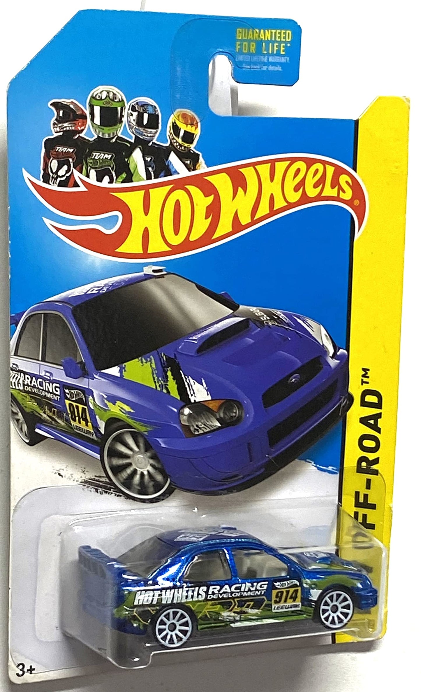 Hot Wheels Subaru Impreza WRX 2014 Road Rally Hw Off-Road Blue Subaru Impreza WRX 1:64 Scale Collectible Die Cast Metal Toy Car Model #108/250