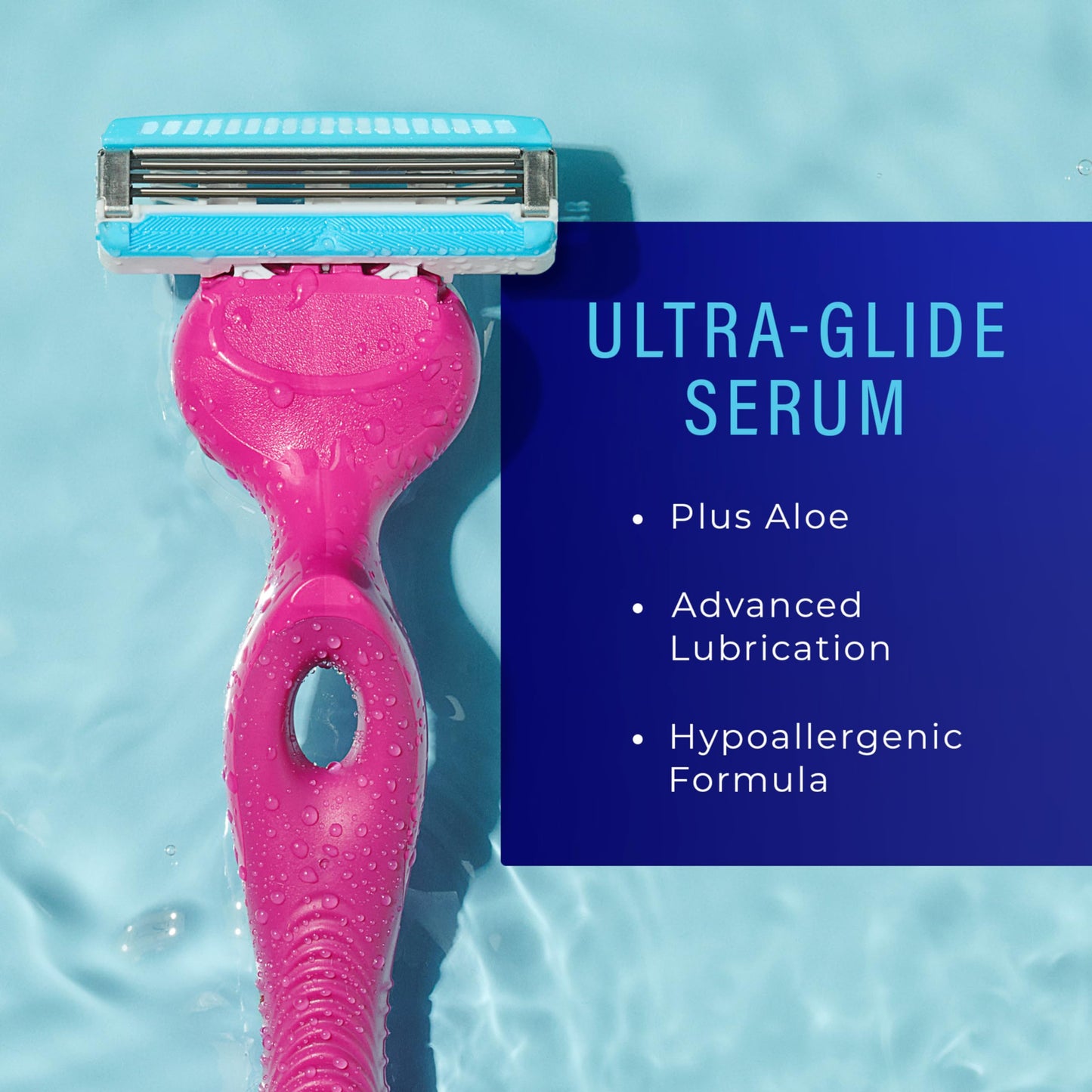Schick Hydro Silk Ultimate Pubic Skin Protection, Bikini Razor - Razors for Women Sensitive Skin, Pubic Hair Razor for Women, Includes 1 Handle with 3 Beauty and Personal Care Schick Hydro Silk