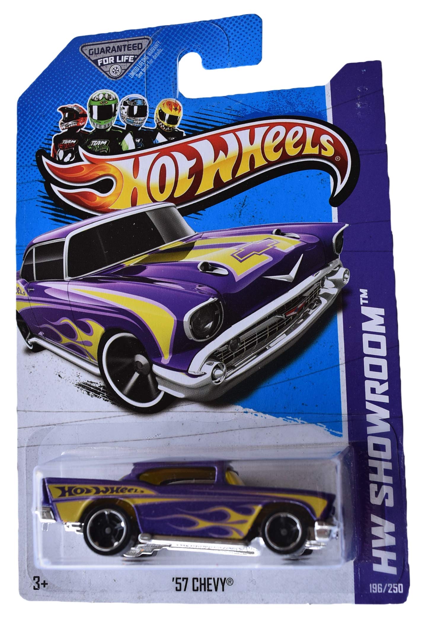 Hot Wheels Showroom '57 Chevy 196/250, Purple