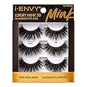 i-ENVY False Lashes, Mink 3D Lashes Value Pack Real Mink Maximum Fluffy Wispy Luxury Glamorous Natural Look Reusable Eyelashes (06)